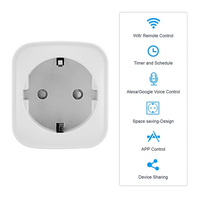 Pièce prise WiFi mesure alimentation PC télécommande accessoire compteur comm