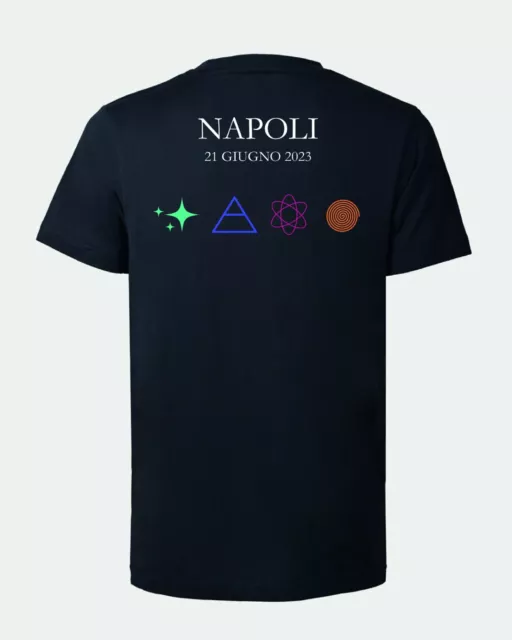 Tshirt COLDPLAY LIVE STADI TOUR NAPOLI-MILANO GIUGNO 2024 musica 2