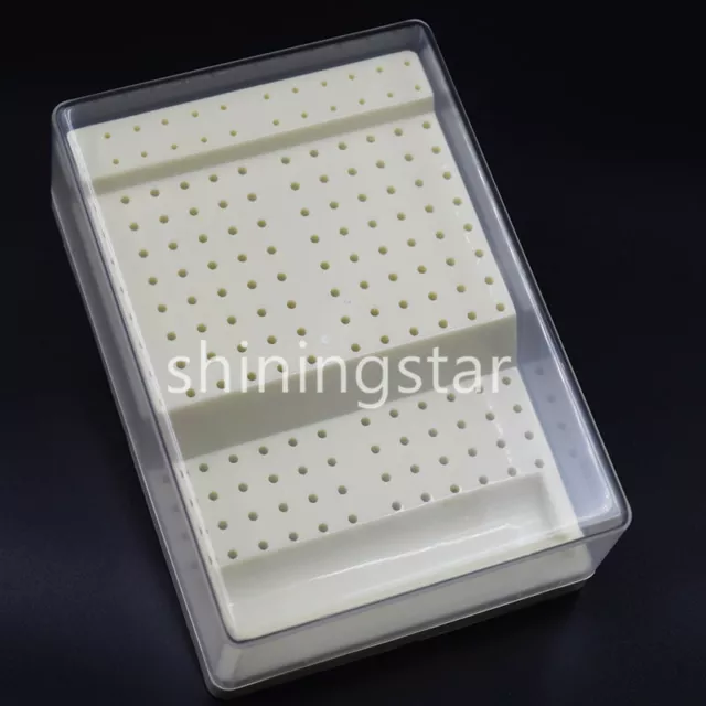 168 Holes New Dental Bur Block Holder Autoclave Sterilizer Case Disinfection Box