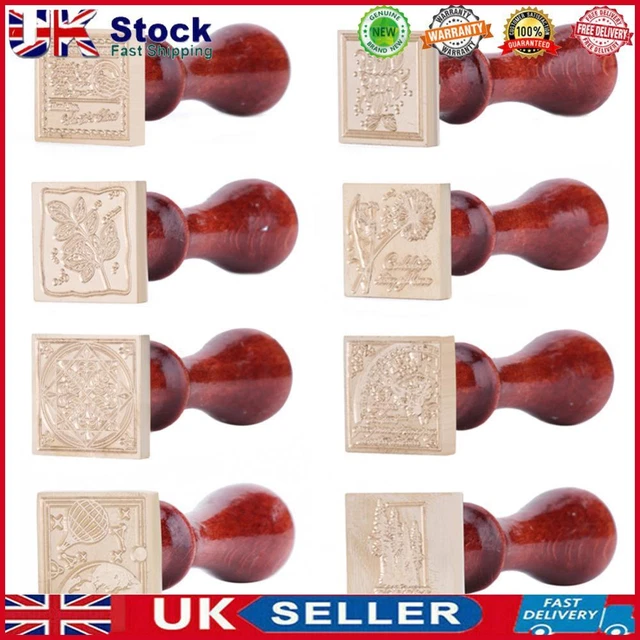 Retro DIY Seal Stamp Scrapbooking Album Envelope Decor Square Sealing Wax Stamp