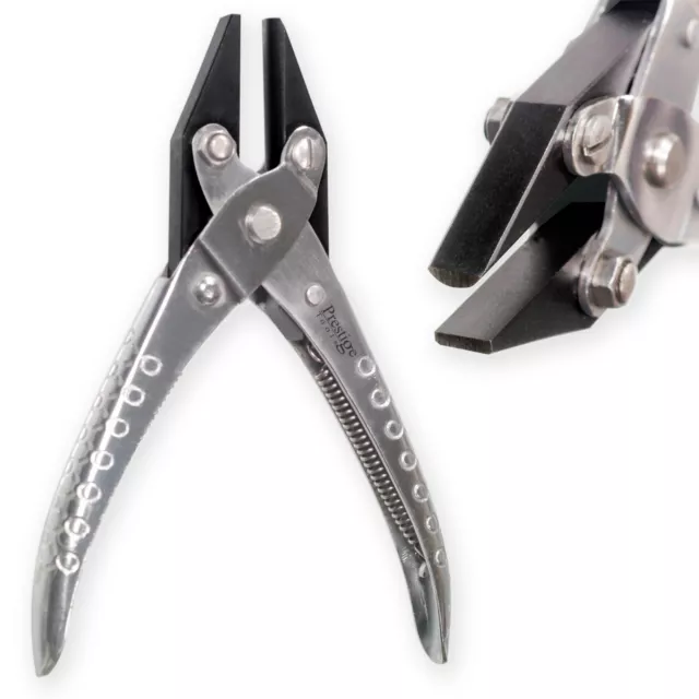 Forming Half round flat nose Parallel pliers jewellery making tool Prestige 5.5"