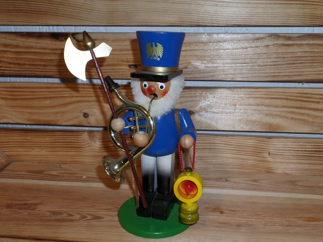Steinbach Räuchermann Nachtwächter mit Horn 25cm Sammlung Erzgebirge