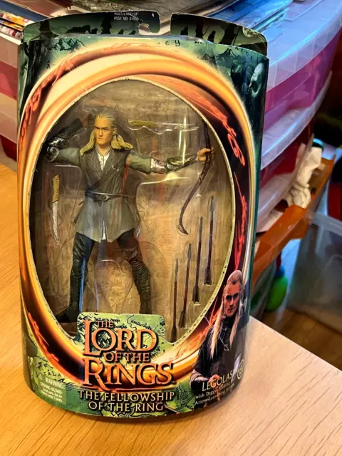 LORD OF THE RINGS FELLOWSHIP OF THE RING LEGOLAS ACTION FIGURE by TOY BIZ