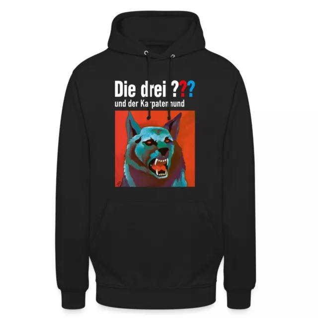 Die Drei Fragezeichen Und Der Karpatenhund Unisex Hoodie