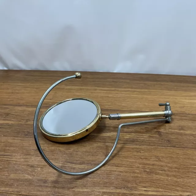 ANTIQUE Victorian Style FANCY Double Arm Brass WALL BRACKET Mirror Towel Hook