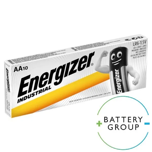 Energizer Industrial Aa & Aaa Alkaline Batteries Lr03 Lr6 Expiry 2031