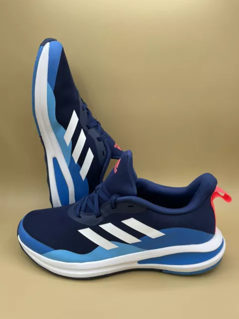 size 7 Y adidas FortaRun kids athletic sneaners Blue Unisex running shoes GV7821