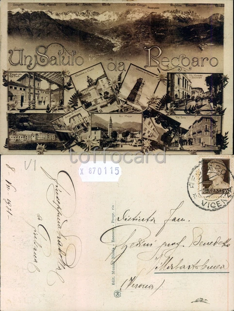 Vicenza Provincia-Recoaro Terme-Saluti-B87-115