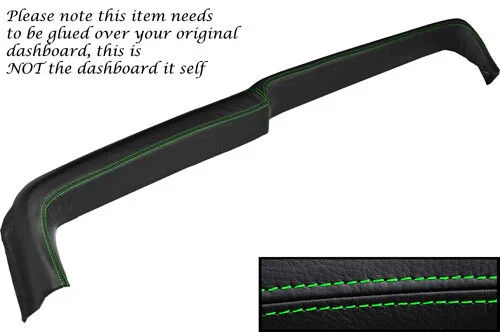 thumbnail interactive-video image 1 of Black Stitch Leather Dash Cover For Ford Cortina MK2 1967-1968 – Custom Made – Aforce Auto 1 of 4