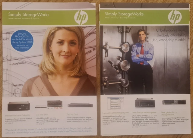 HP Simply StorageWorks Magazine / Product Brochure (2006)