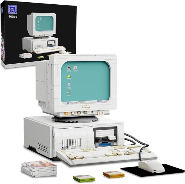 COMPUTER BUILDING SET, Construction Retro Computer Model Building Kits ...