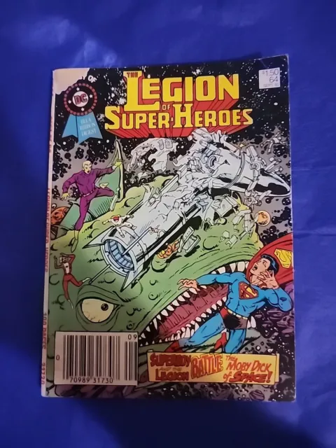 Best Of Dc Blue Ribbon Digest #64, Legion Of Superheroes, Copper Age, Fn-Vf 1985