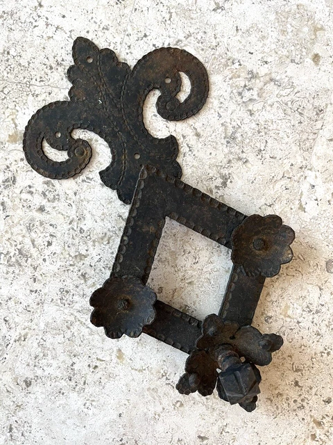 11.5" ANTIQUE 1800's SPANISH REVIVAL GYPSY ARCHITECTURAL SALVAGE DOORKNOCKER 11.5" ANTIQUE 1800's SPANISH REVIVAL GYPSY ARCHITECTURAL SALVAGE DOORKNOCKER