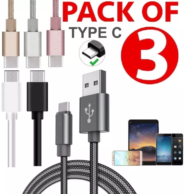 TYPE C USB CHARGER DATA CABLE FOR SONY XPERIA XZ,X Compact,L1,XA1,XZ Premium UK