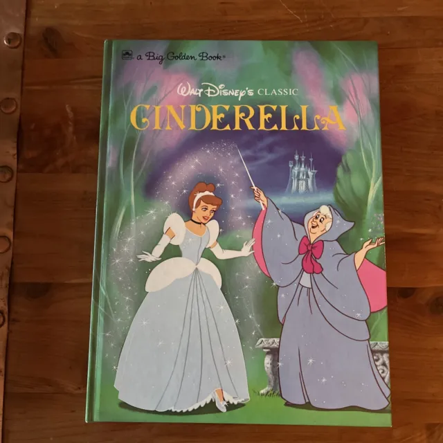 A Big Golden Book Walt Disney’s Classic Cinderella Very Good Condition Hardback