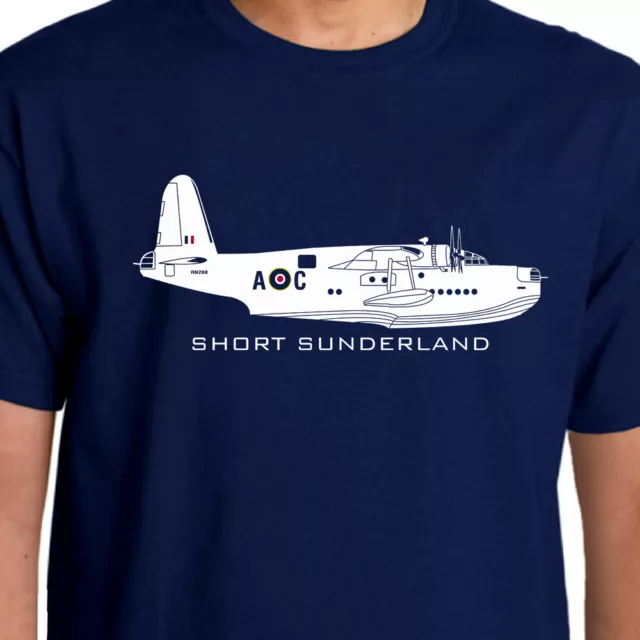 Aeroclassic Short Sunderland Flying Boat T-Shirt