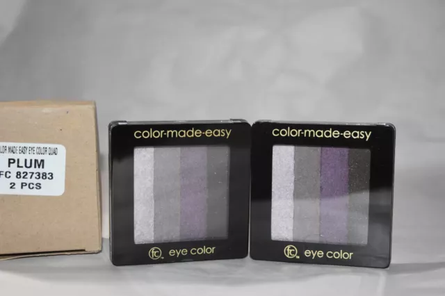 2x NIB Femme Couture color-made-easy eye color quad - Plum