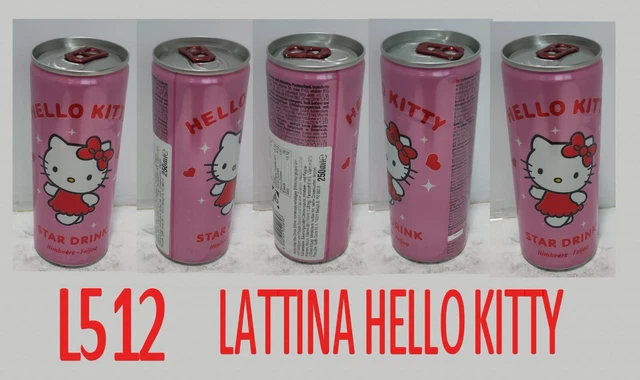 LATTINA HELLO KITTY STAR DRINK RASPBERRY 250ml EDITION LIMITED NUOVA COD. L512