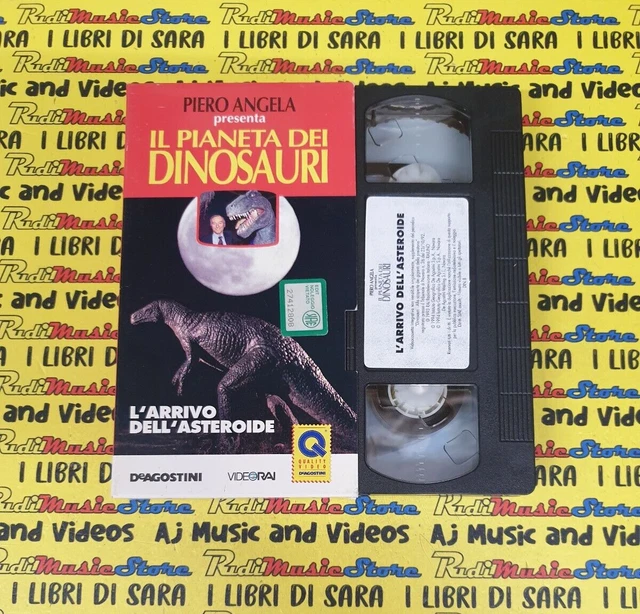 VHS FILM CARTONATA L'ARRIVO DELL'ASTEROIDE Il dei dinosauri