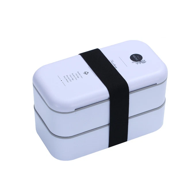 1 juego de contenedores Bento ecológicos fáciles de limpiar múltiples compartimentos Bento alimentos