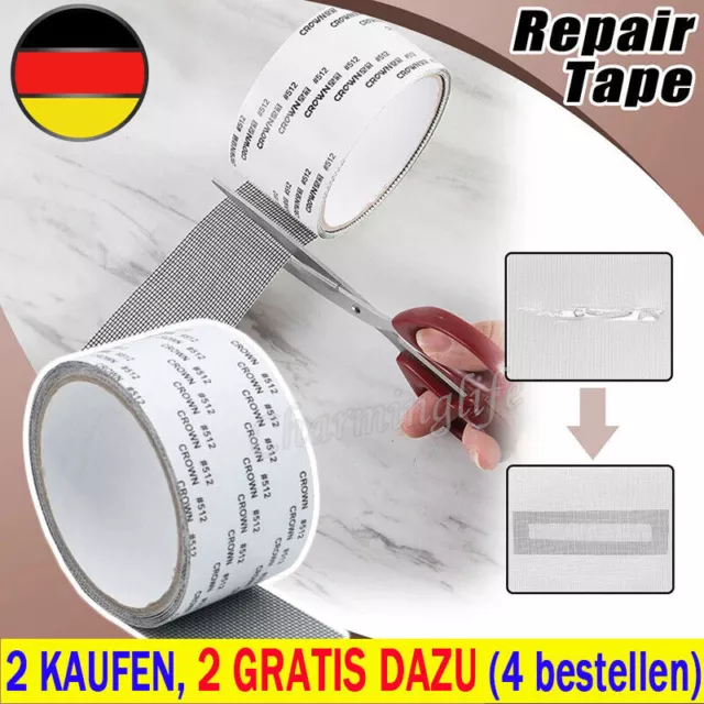 Fensternetz Reparatur Fliegengitter  Fliegennetz Insektenschutz Patch Klebeband,