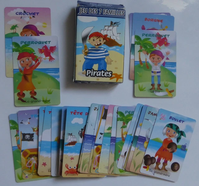 JEU DE CARTES des 7 familles Pirates EUR 3,40 - PicClick FR