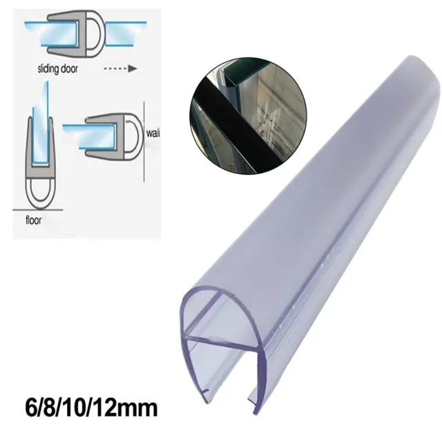 Junta de ducha impermeable 1m de longitud tira de sellado fácil instalación