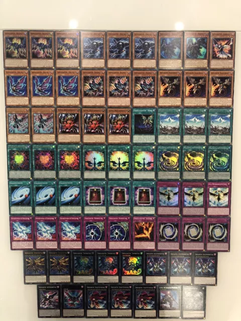 Yugioh Überfallraptor Deck 69 Karten anime Shay Obsidian Deutsch 1.auflage