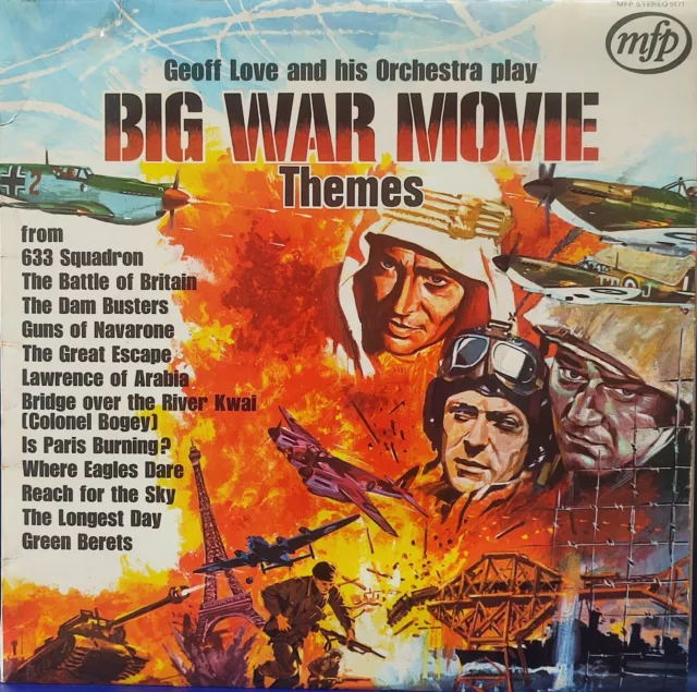 Big War Movie Themes, Geoff Love & His Orchestra 12" Vinyl Record