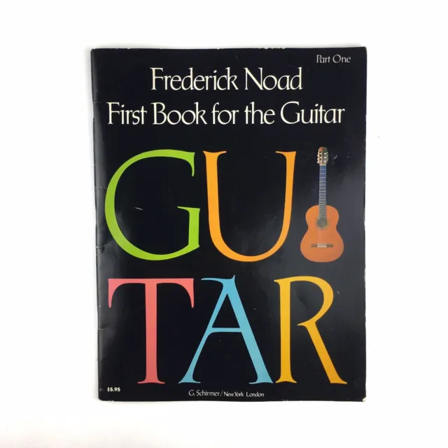 Fredrick Noad First Book For The Guitar Part One 1978 Paperback Vintage