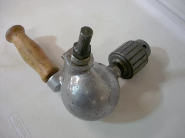 RARE Vintage Industrial Air Drill With Jacobs 32B Chuck / Well Made 2