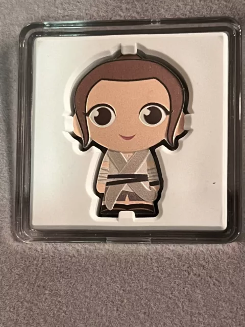 2021. 1oz. .999 FINE SILVER COLORIZED PROOF COIN.  STAR WARS—— REY. 3