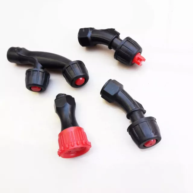 4 Set Spray Nozzles Plastic Female Thread for Weed Sprayer & Pest Control Hot