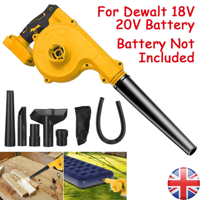 FOR DEWALT 20/18V Cordless Air Blower Garden Dust Leaves Electric