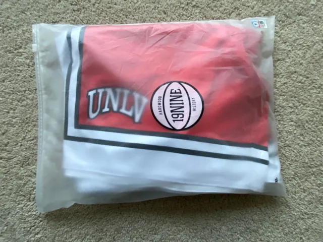 NEW 19Nine UNLV Runnin Rebels Shorts 1989-90 Vintage Jersey NCAA Sz XL DS
