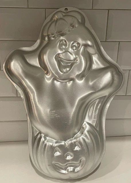 Wilton Halloween Ghost Pumpkin Cake Pan Baking Mold 2105-3070 Fun Vintage 1998