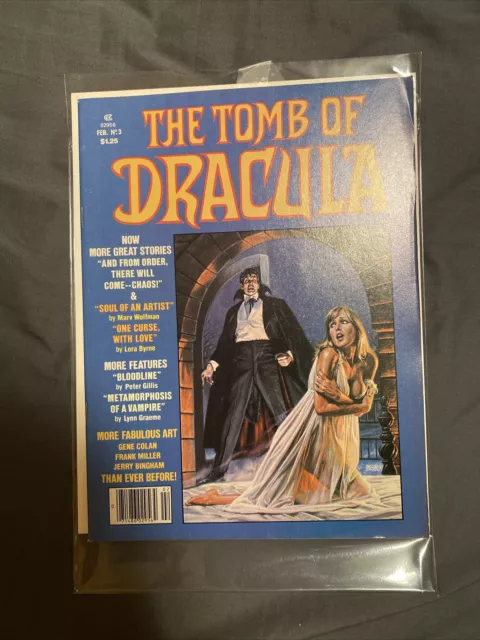 1980 ( MARVEL ) THE TOMB OF DRACULA monster magazine #3