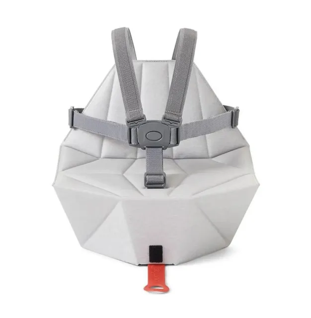 BOMBOL Instant Popup Booster Seat Lightweight Folding Travel High Chair - Gray
