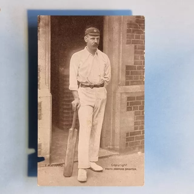 Sport Cricket Postcard 1908 Surrey & England Mr Thomas Walter Hayward
