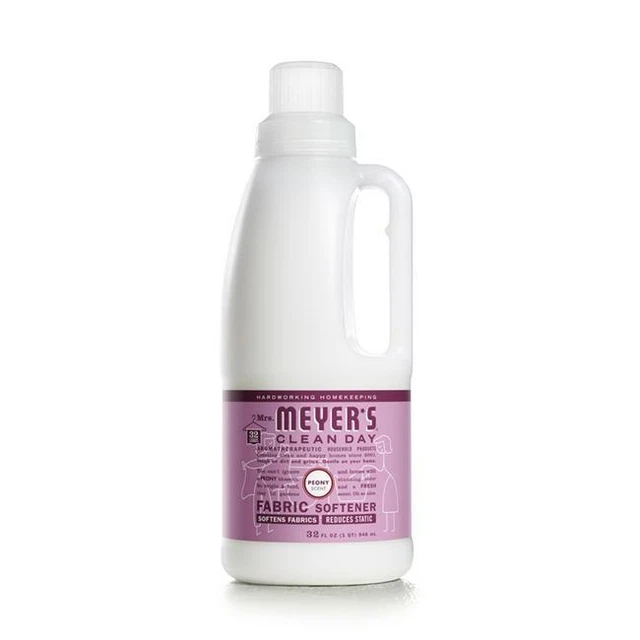 Mrs. Meyers 1005439 32 oz Clean Day Peony Scent Fabric Softener Liquid