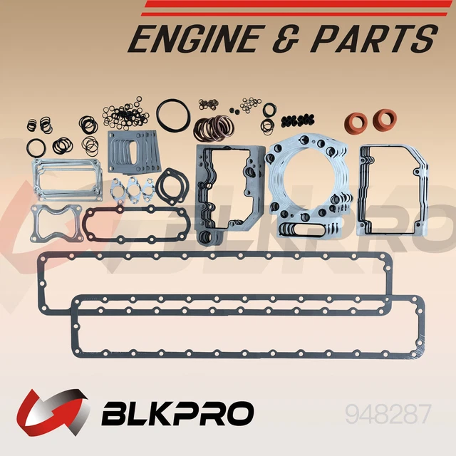 CYLINDER HEAD GASKET Set Upper Kit For Cummins 19L K19 KT KTA19 KTTA ...