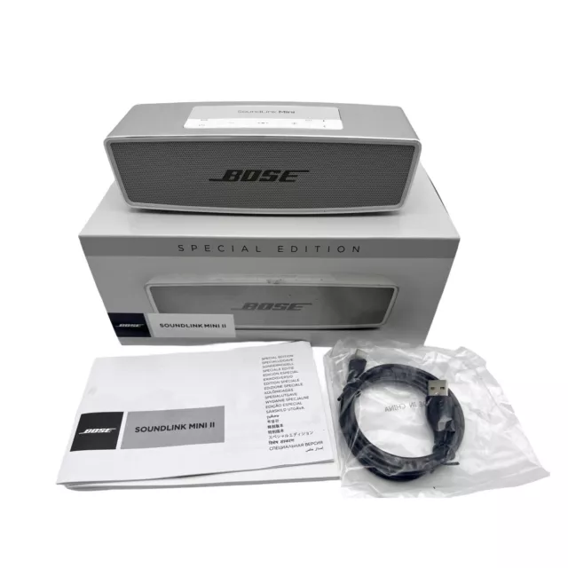 Bose SoundLink Mini II Portable Special Edition Bluetooth Speaker - Silver