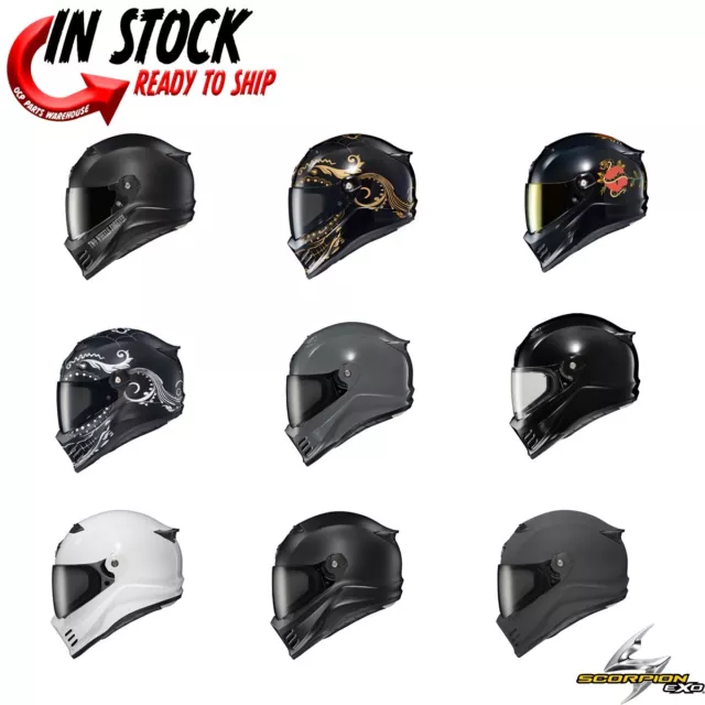 2024 Scorpion Exo Covert Fx Fullface Helmet Motorcycle - Pick Size & Color