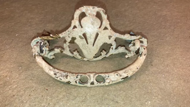 Antique Drawer Pull Handle Ornate Victorian Replacement Part Hardware Dresser