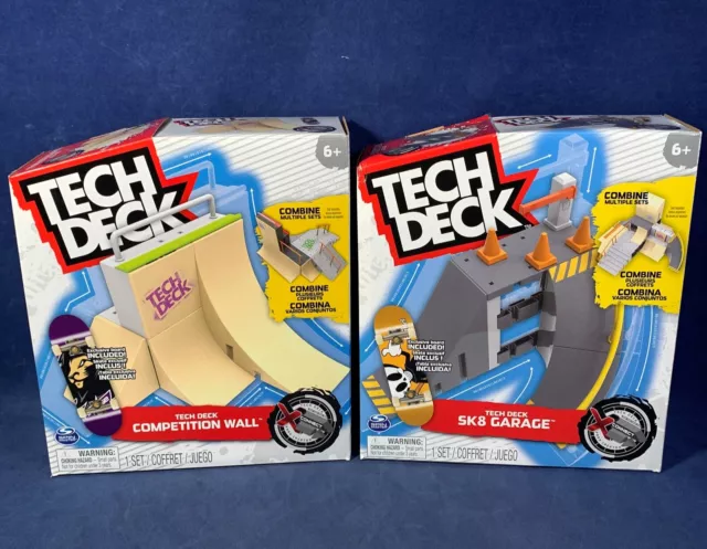 Tech Deck, Daewon Mega Bowl, X-Connect Park Creator, Customizable and  Buildable Ramp Set with Exclusive Fingerboard, Kids Toy for Ages 6 and up