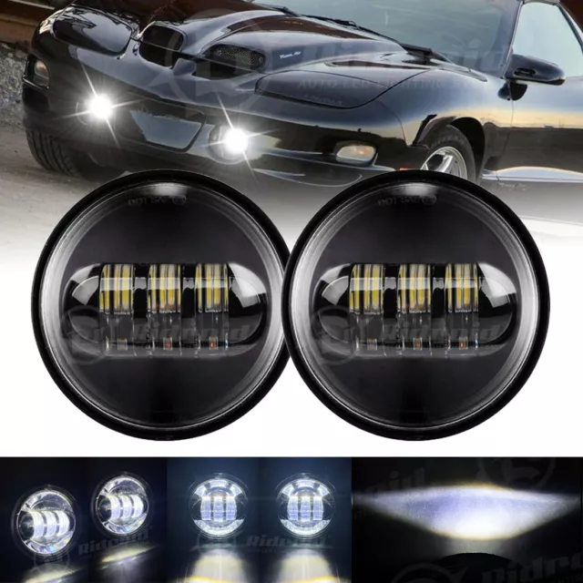 For Pontiac Firebird Trans Am 1993-2002 - 4.5" Spot LED Fog Lights Passing Lamp