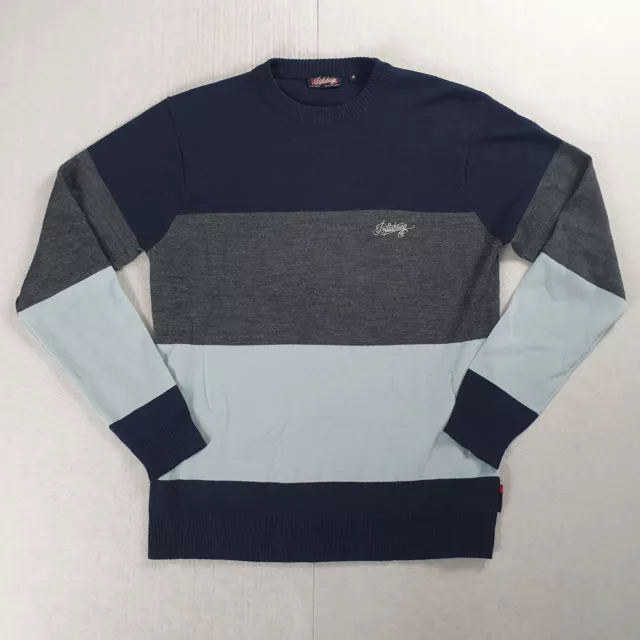 Billabong Sweater Jumper Mens Size Medium Blue Striped
