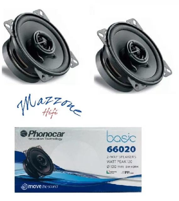 PHONOCAR 66020 Set 2 Haut Parleur Fiat Uno MK2 - Turbo c. -à- 83>95 Bord Avant