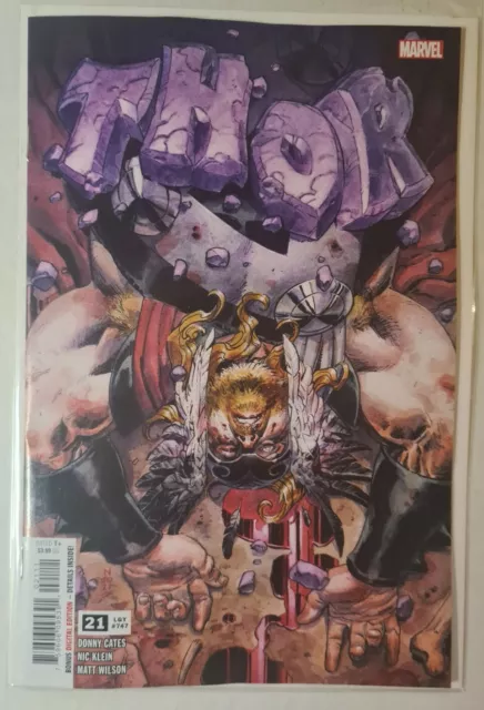 Thor #21 1st Print Donny Cates | 1st Full App God Of Hammers NM Pristine 2022
