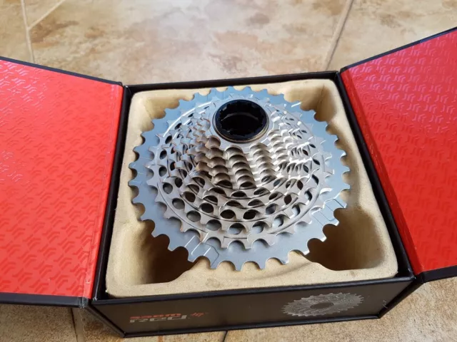 New SRAM RED XG-1290, 12-speed Cassette, Silver, 10-33T,  NEW !!!